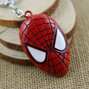 Spiderman Face Key Chain